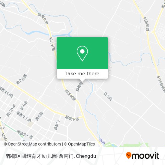 郫都区团结育才幼儿园-西南门 map