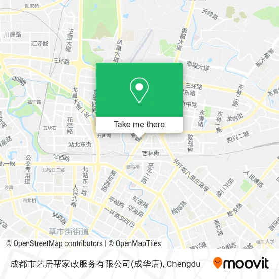 成都市艺居帮家政服务有限公司(成华店) map