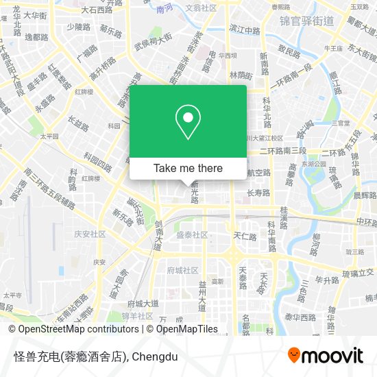 怪兽充电(蓉瘾酒舍店) map