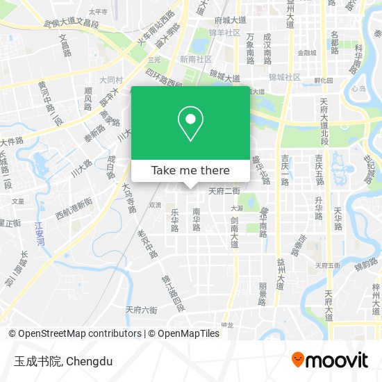 玉成书院 map
