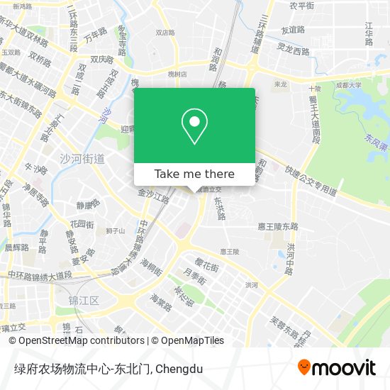 绿府农场物流中心-东北门 map