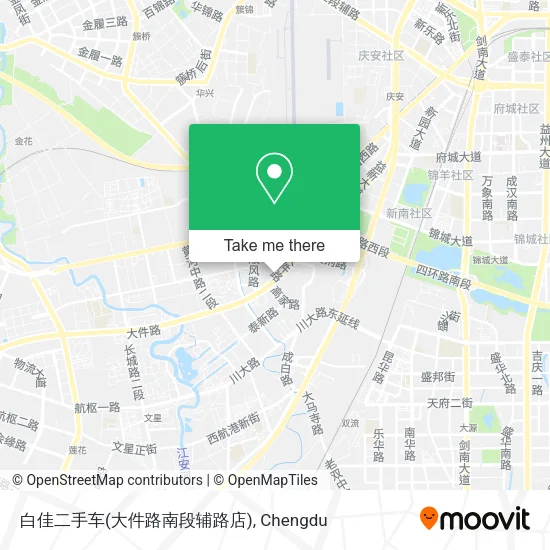 白佳二手车(大件路南段辅路店) map