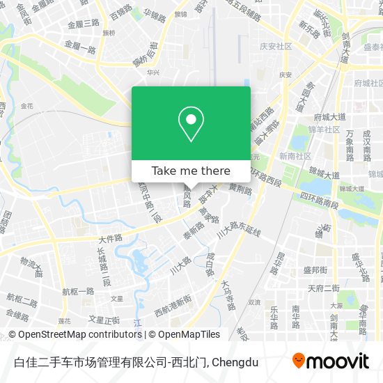 白佳二手车市场管理有限公司-西北门 map