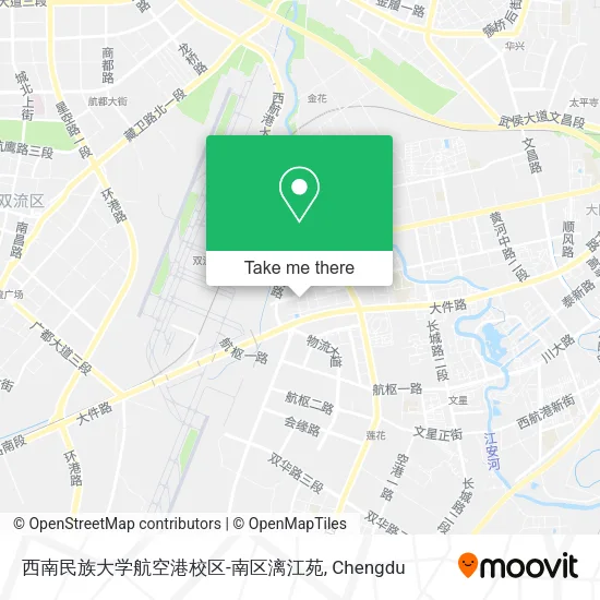 西南民族大学航空港校区-南区漓江苑 map