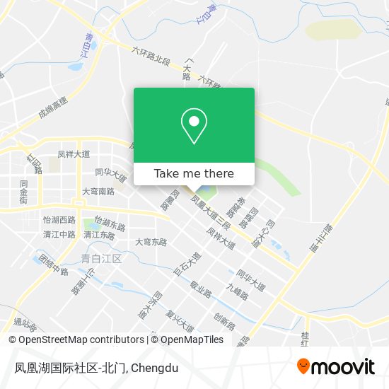凤凰湖国际社区-北门 map