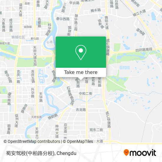 蜀安驾校(中柏路分校) map