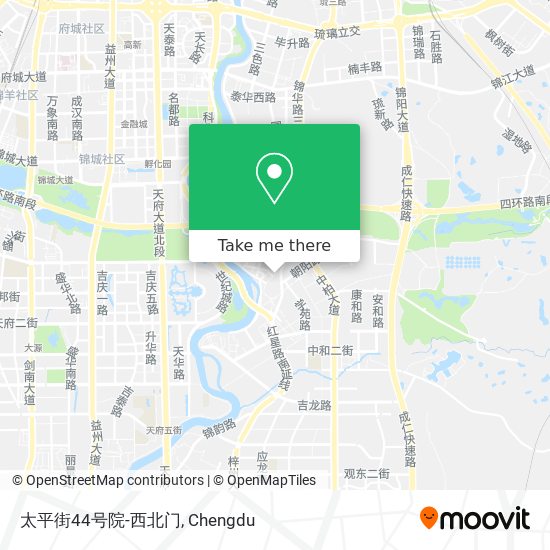 太平街44号院-西北门 map