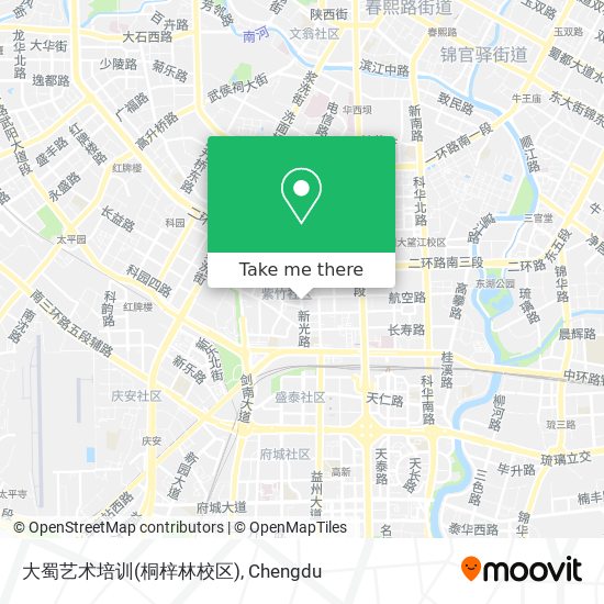大蜀艺术培训(桐梓林校区) map