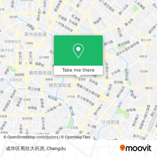成华区蜀欣大药房 map