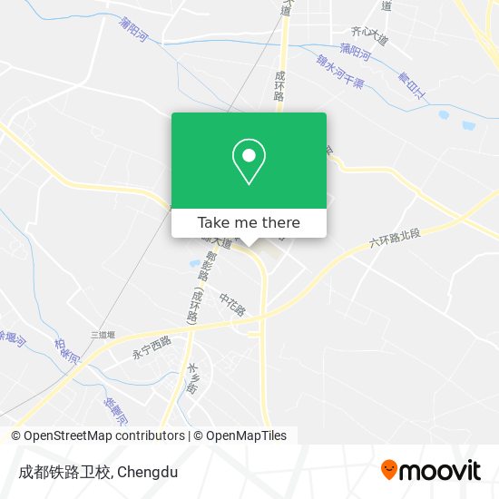 成都铁路卫校 map
