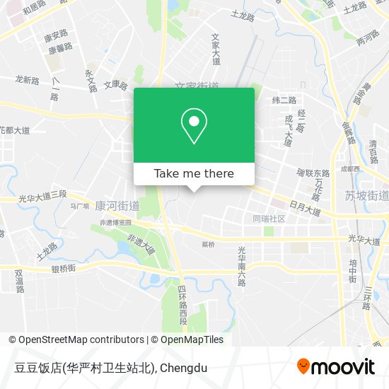 豆豆饭店(华严村卫生站北) map