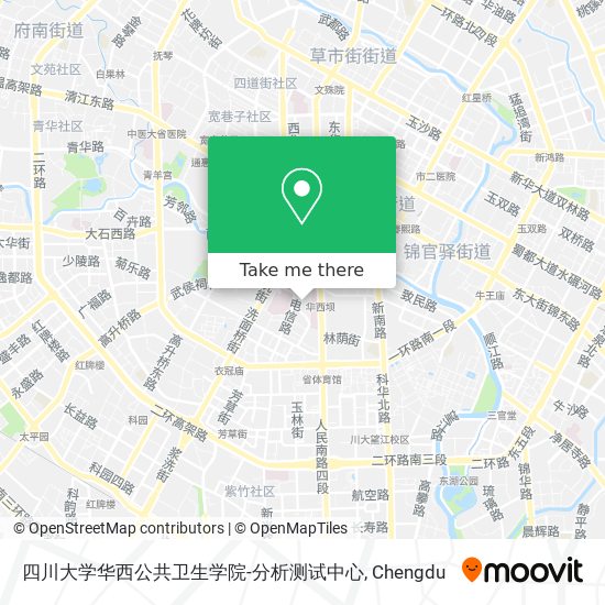 四川大学华西公共卫生学院-分析测试中心 map