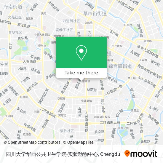 四川大学华西公共卫生学院-实验动物中心 map