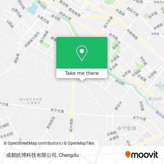 成都皓博科技有限公司 map