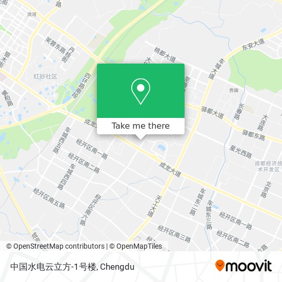 中国水电云立方-1号楼 map