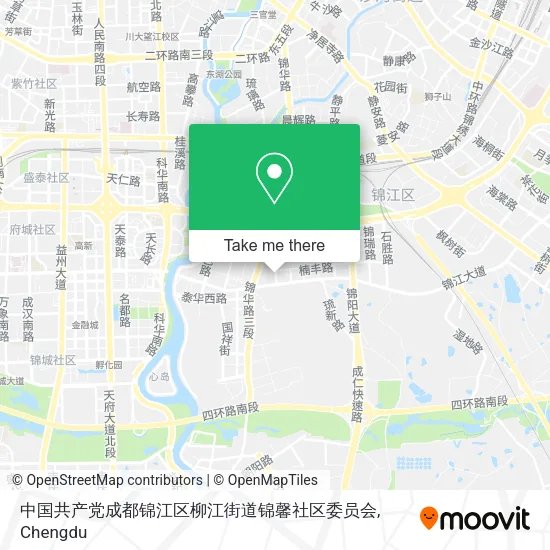 中国共产党成都锦江区柳江街道锦馨社区委员会 map