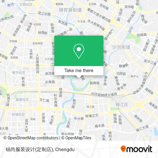 锦尚服装设计(定制店) map