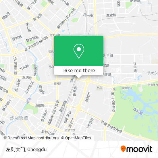 左则大门 map