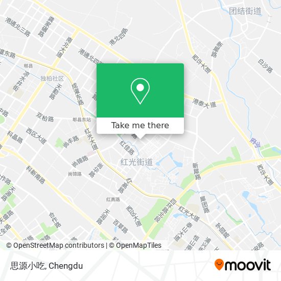 思源小吃 map