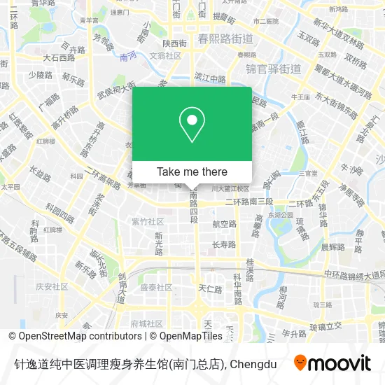针逸道纯中医调理瘦身养生馆(南门总店) map