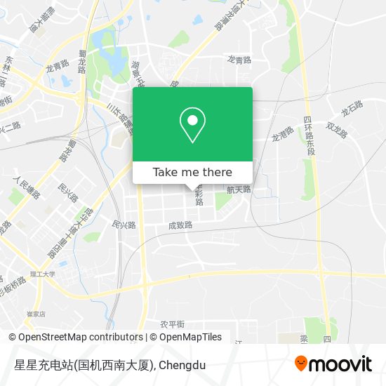 星星充电站(国机西南大厦) map