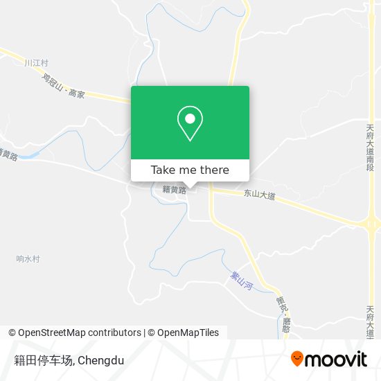 籍田停车场 map