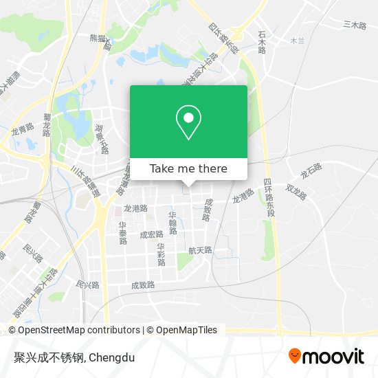 聚兴成不锈钢 map