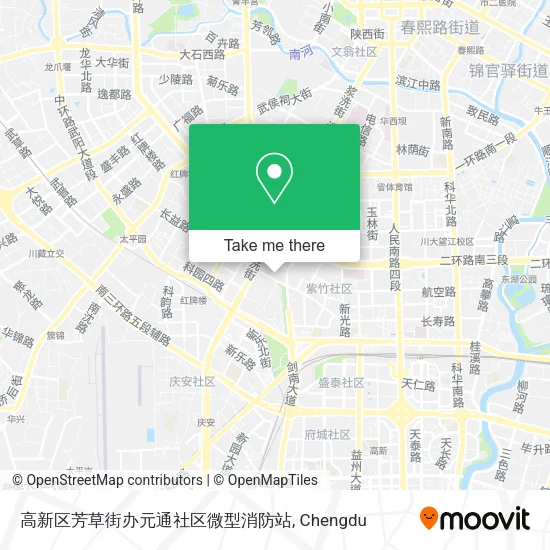 高新区芳草街办元通社区微型消防站 map