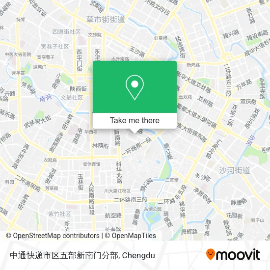 中通快递市区五部新南门分部 map