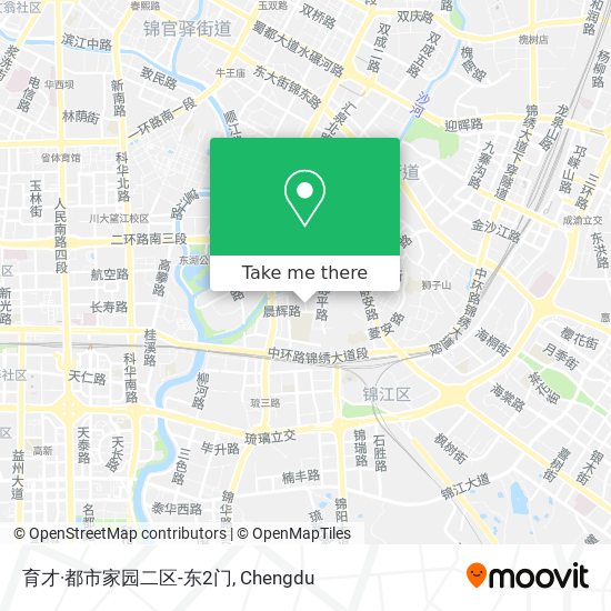 育才·都市家园二区-东2门 map