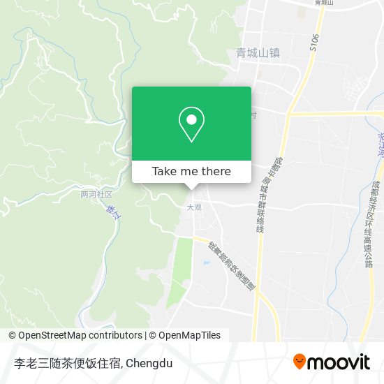 李老三随茶便饭住宿 map