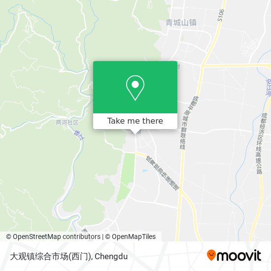 大观镇综合市场(西门) map