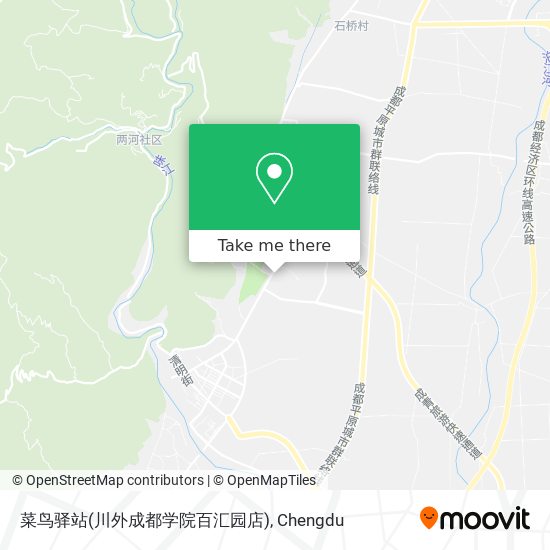 菜鸟驿站(川外成都学院百汇园店) map