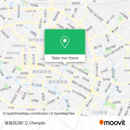 紫薇苑(南门) map