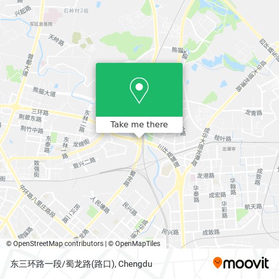 东三环路一段/蜀龙路(路口) map