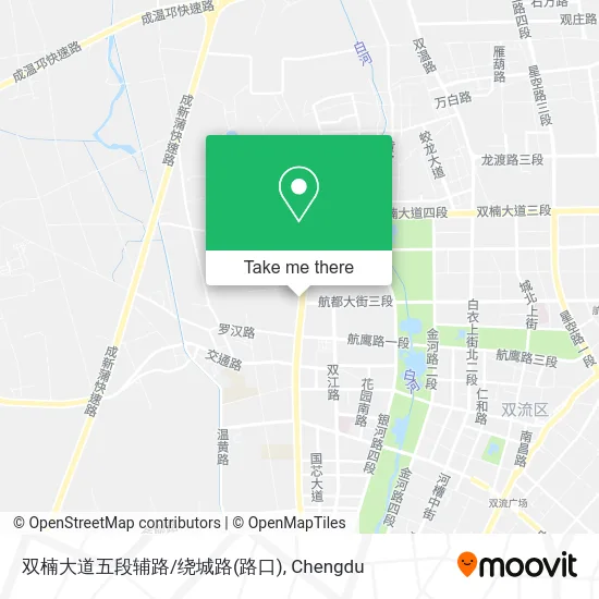 双楠大道五段辅路/绕城路(路口) map