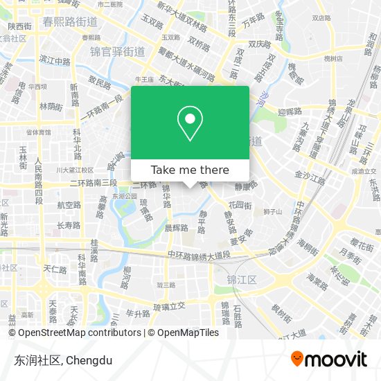 东润社区 map