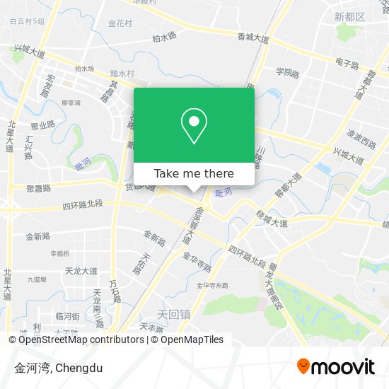 金河湾 map
