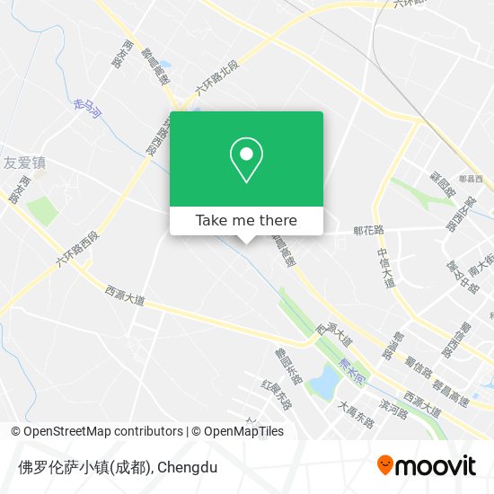 佛罗伦萨小镇(成都) map