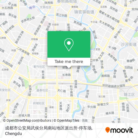 成都市公安局武侯分局南站地区派出所-停车场 map