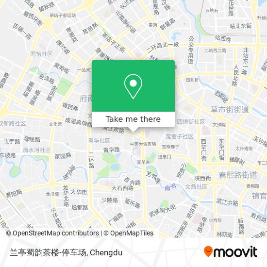兰亭蜀韵茶楼-停车场 map