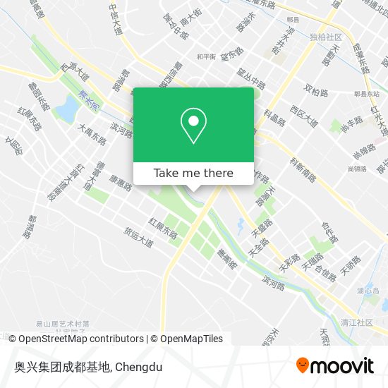 奥兴集团成都基地 map