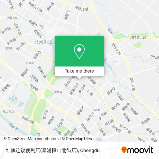 红旗连锁便利店(犀浦恒山北街店) map