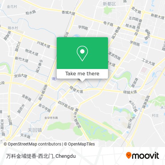 万科金域缇香-西北门 map