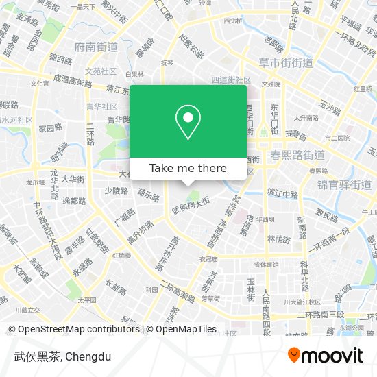 武侯黑茶 map