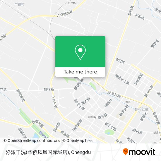 涤派干洗(华侨凤凰国际城店) map