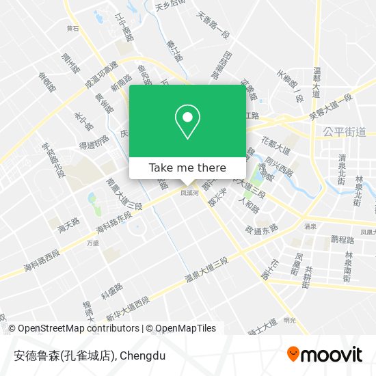 安德鲁森(孔雀城店) map