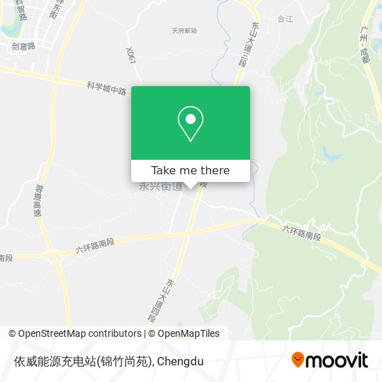依威能源充电站(锦竹尚苑) map