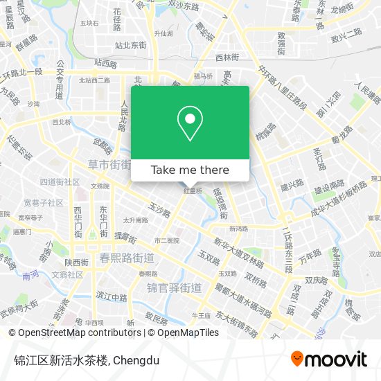 锦江区新活水茶楼 map