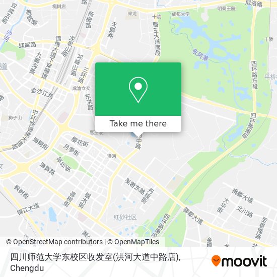 四川师范大学东校区收发室(洪河大道中路店) map